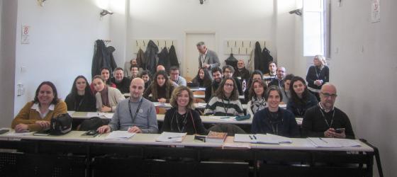 foto di gruppo in aula